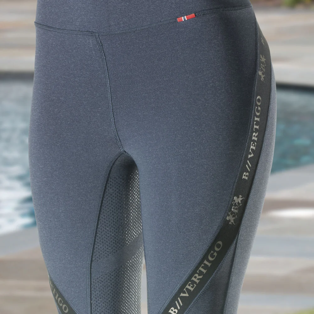 B Vertigo Ladies’ Jenny Silicone Print Full-Seat Riding Tight - Image 14