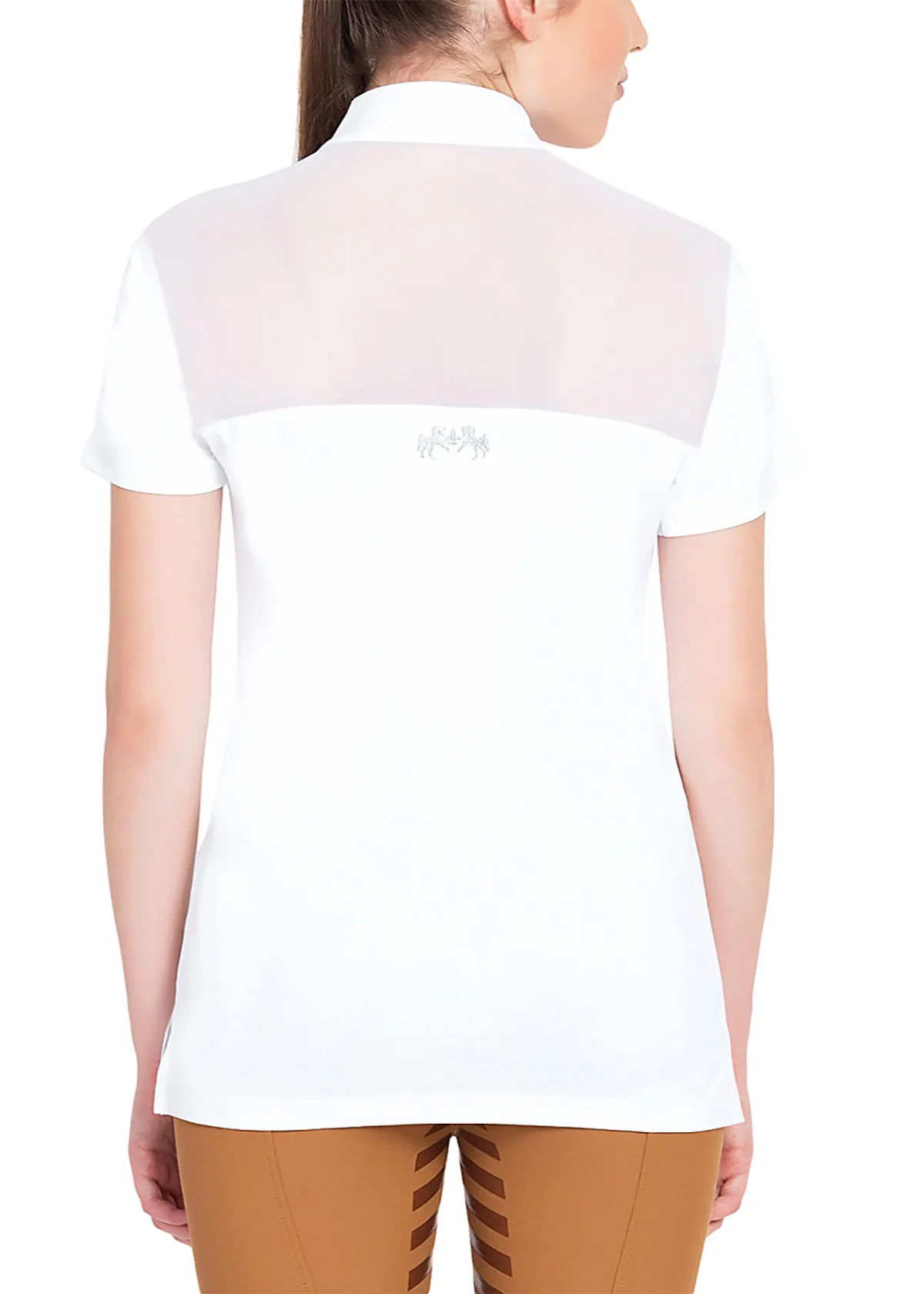 Equine Couture™ Ladies’ Giana EquiCool Short Sleeve Show Shirt - Image 6