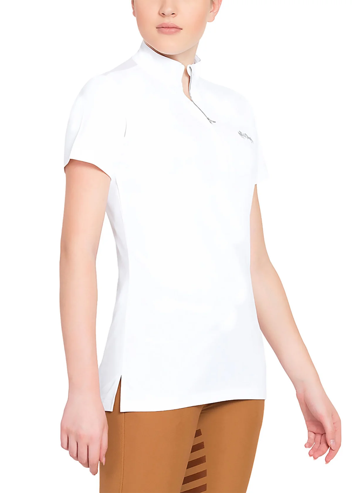 Equine Couture™ Ladies’ Giana EquiCool Short Sleeve Show Shirt - Image 7