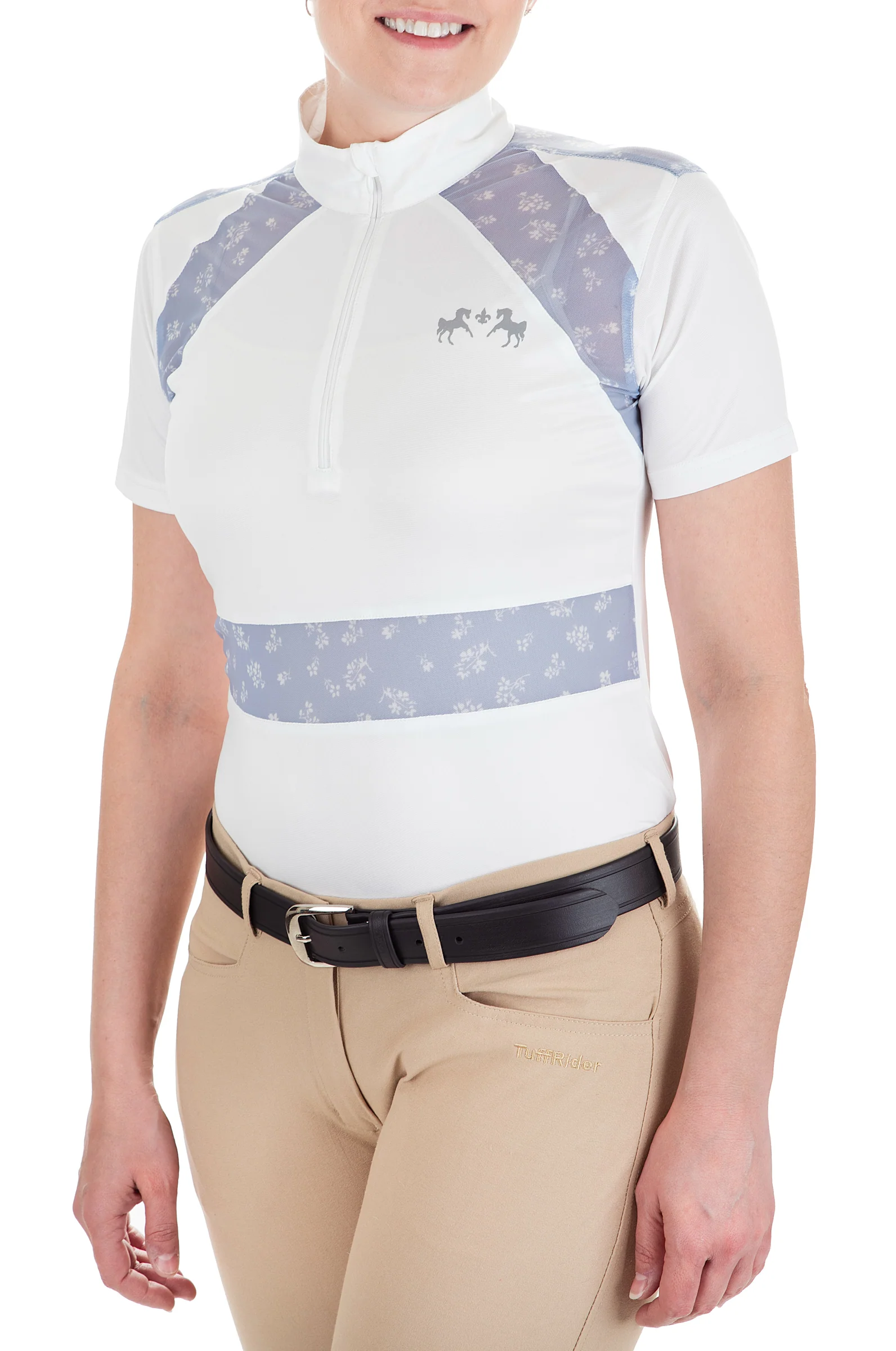 Equine Couture™ Ladies’ Nicolette EquiCool Short Sleeve Show Shirt - Image 5