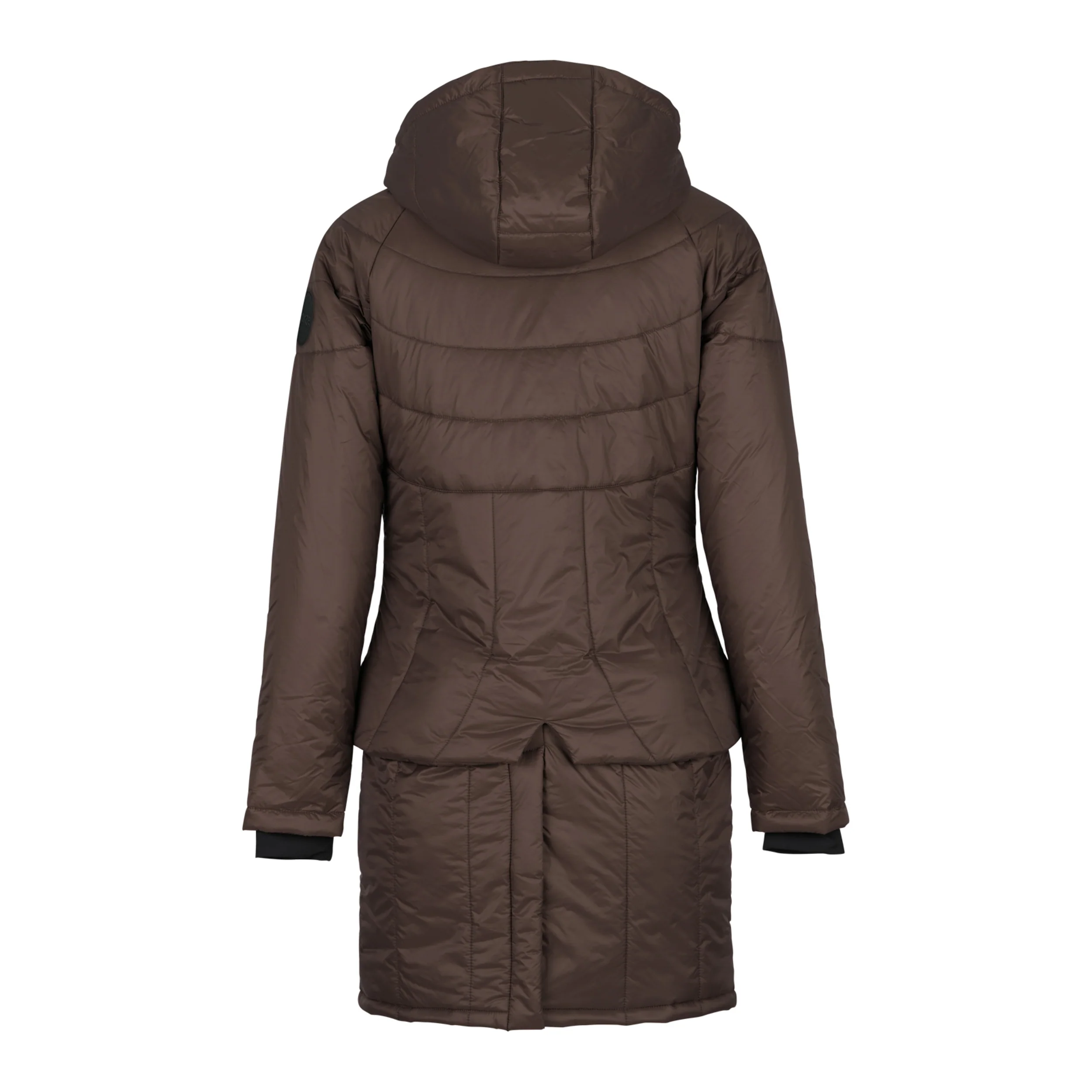 Horze Ladies’ Aurora Padded Parka with Removable Hem & Hood - Image 5