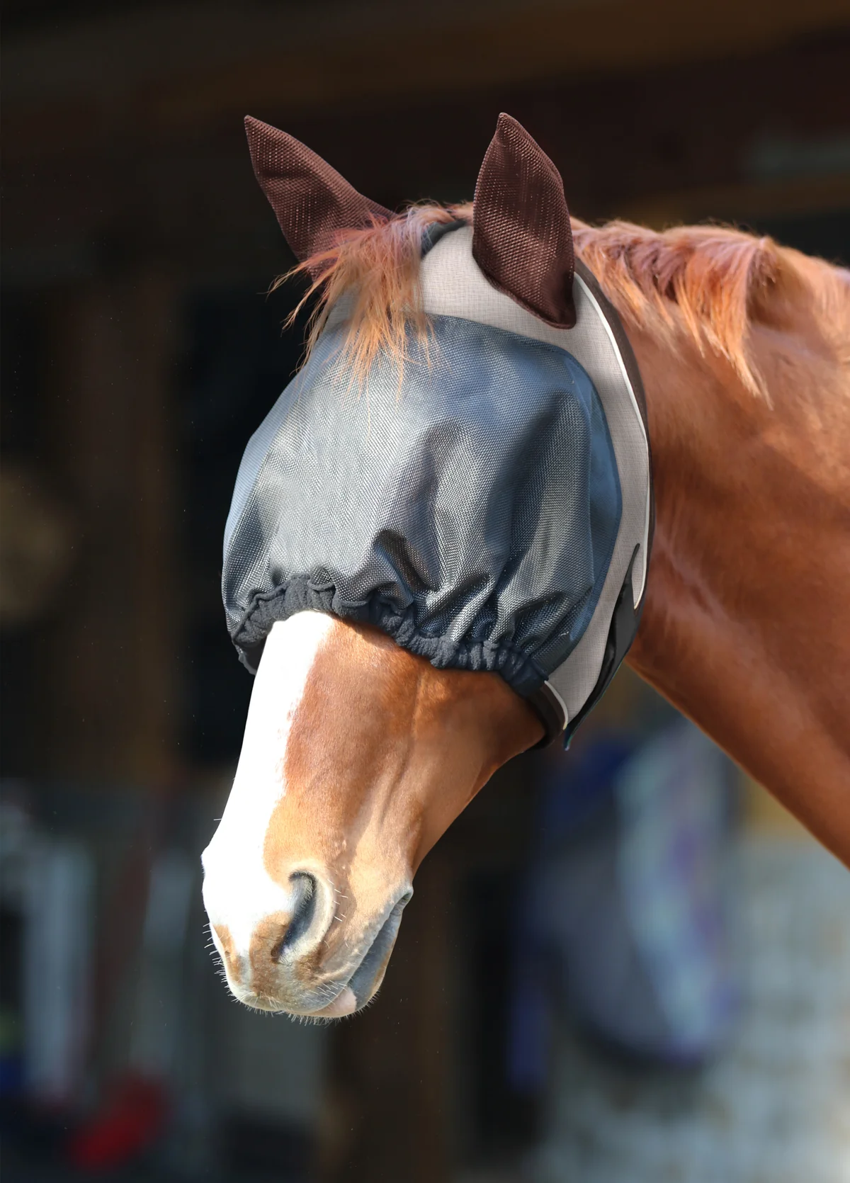 Kensington™ UViator Dartless Fly Mask with Web Trim, Soft Ears & Forelock Opening - Image 14