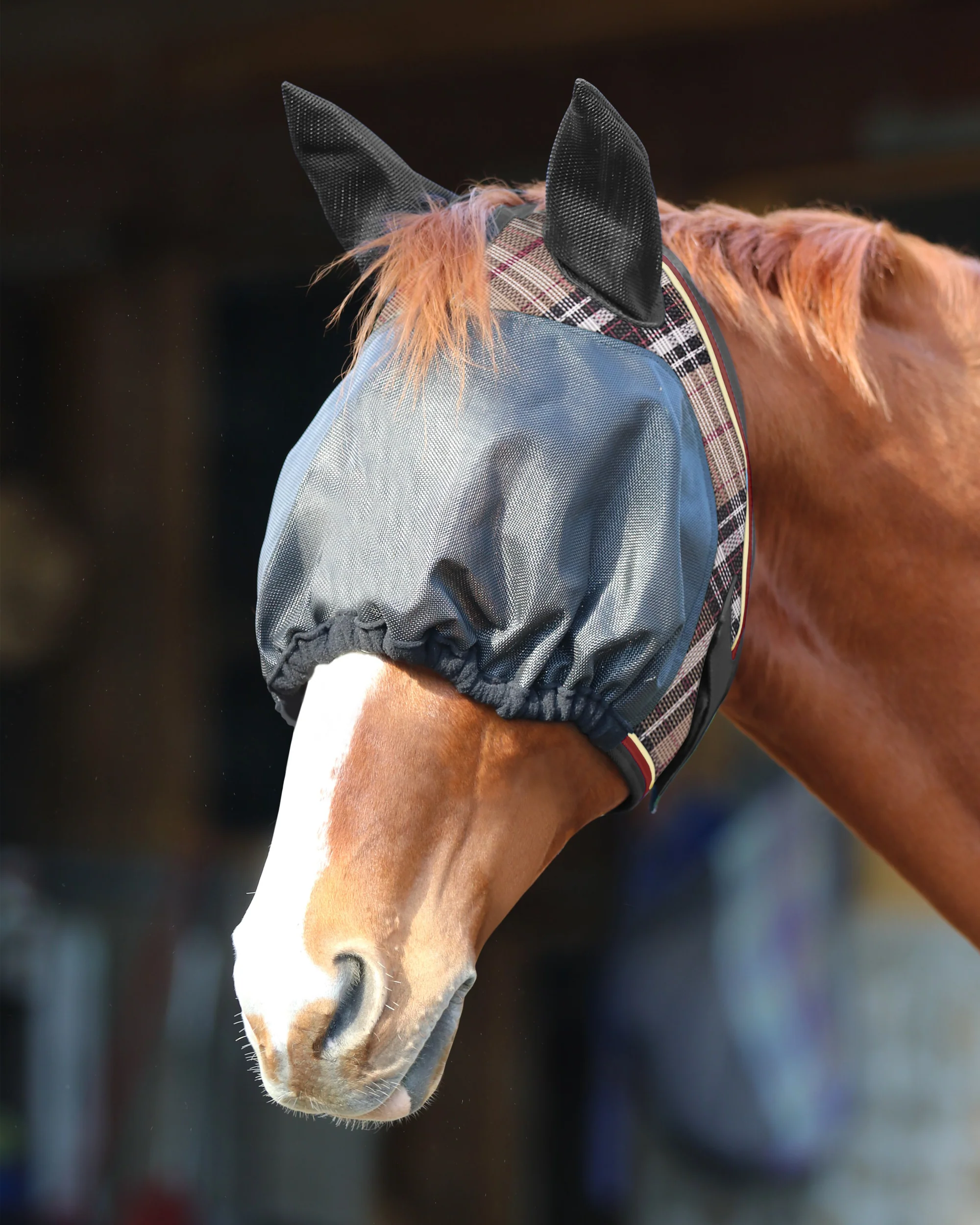 Kensington™ UViator Dartless Fly Mask with Web Trim, Soft Ears & Forelock Opening - Image 6