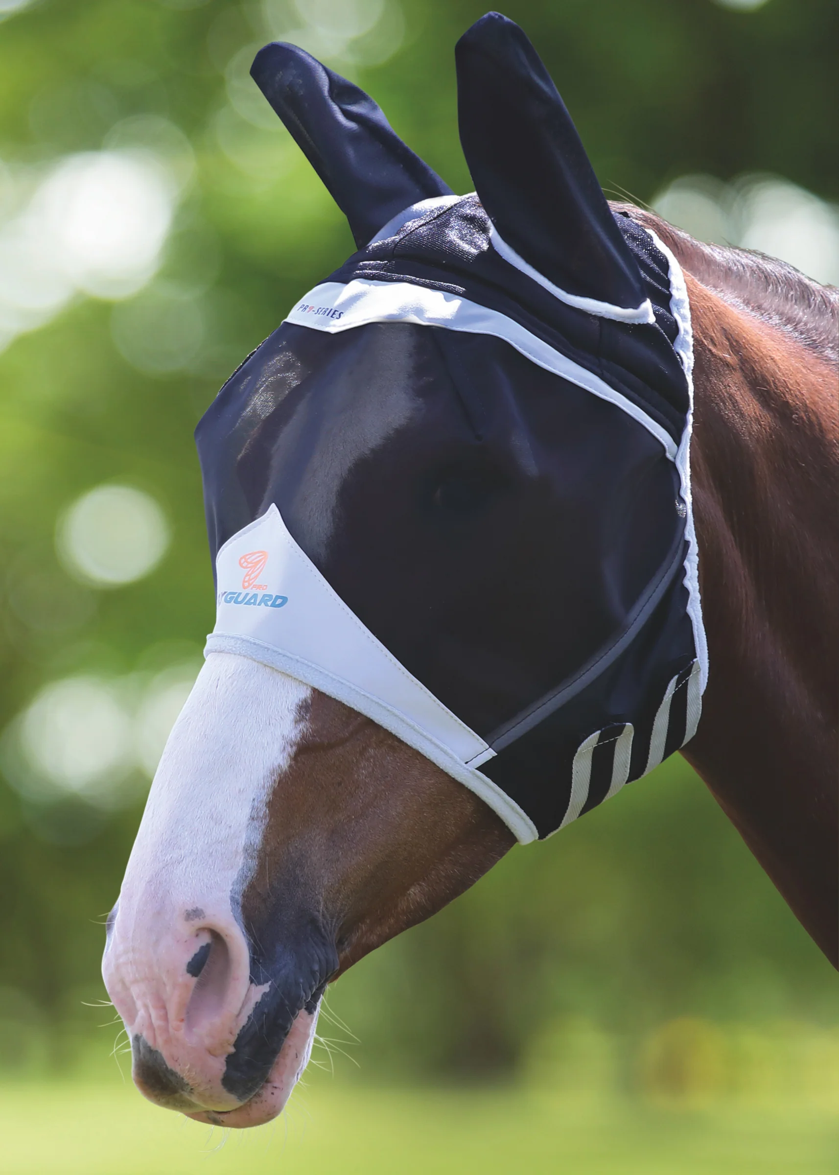 Shires Fine Mesh Fly Mask (Ears) - Image 3
